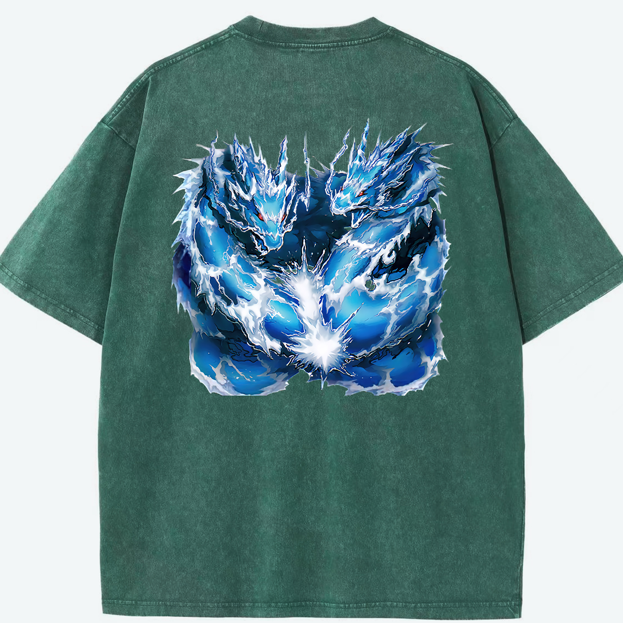 （画像用） 遊☆戯☆王 Yu-Gi-Oh! 綿100% ヴィンテージ風 半袖Tシャツ（背面プリント）